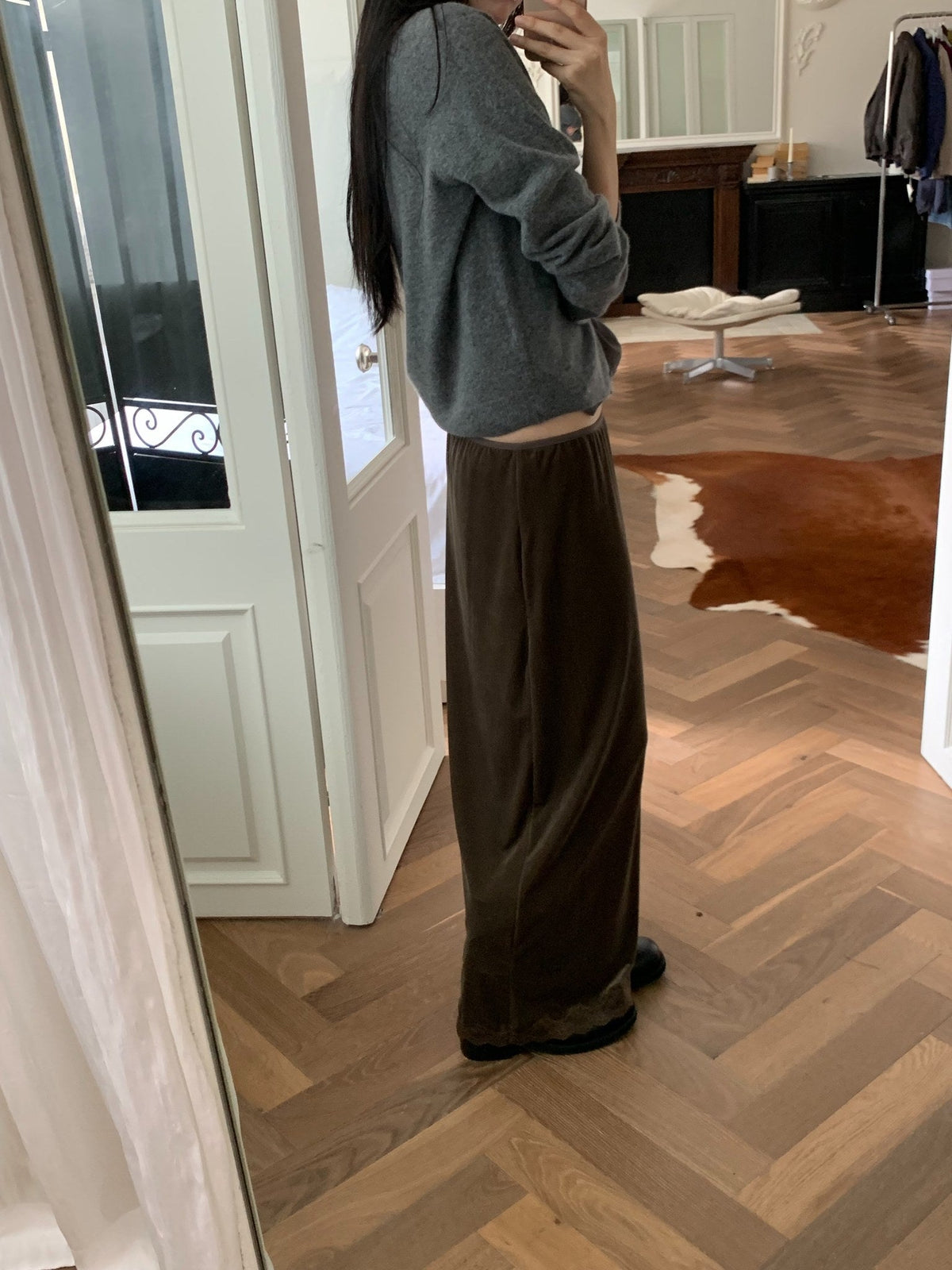jerry velvet skirt-2col