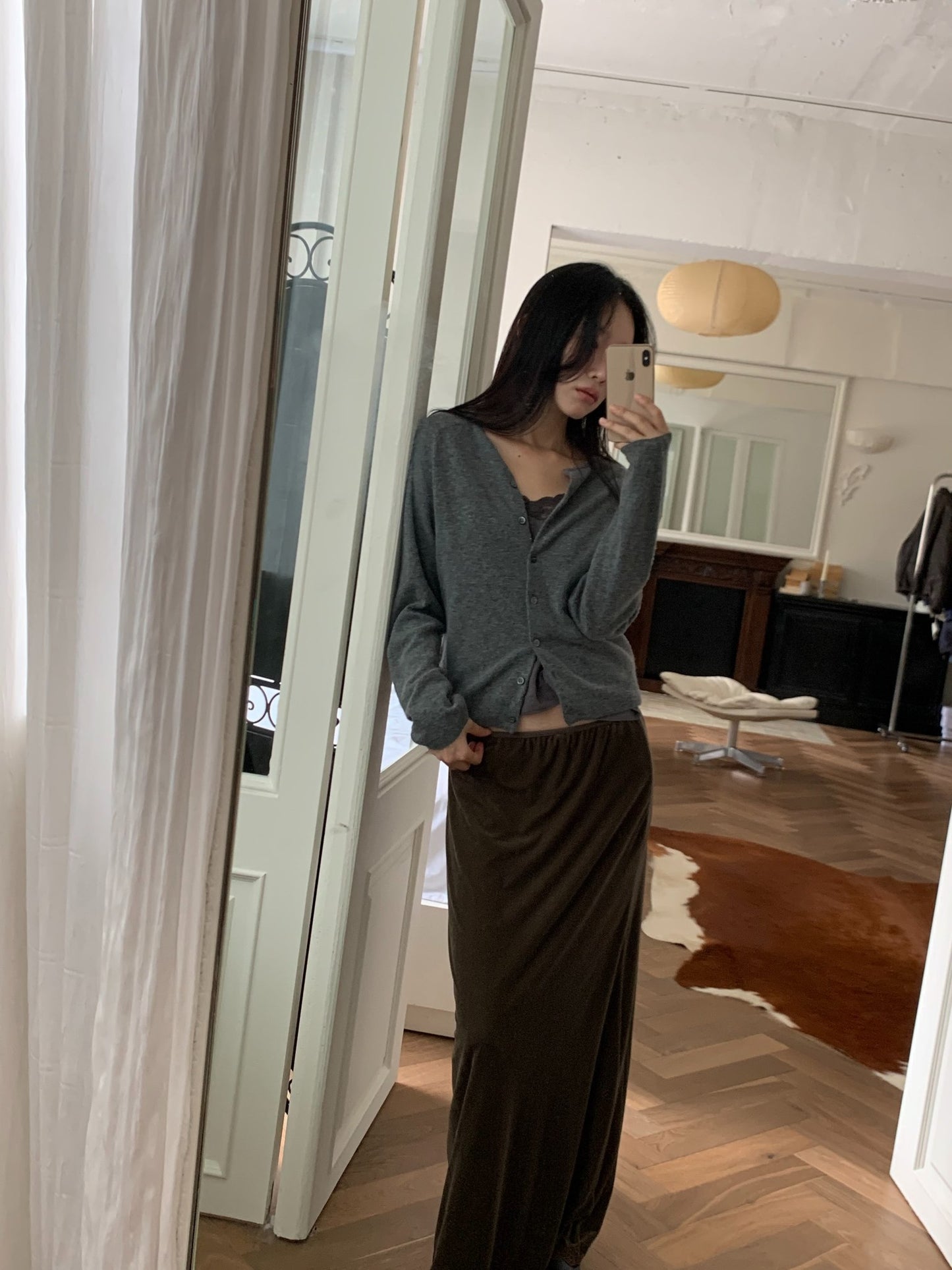 jerry velvet skirt-2col