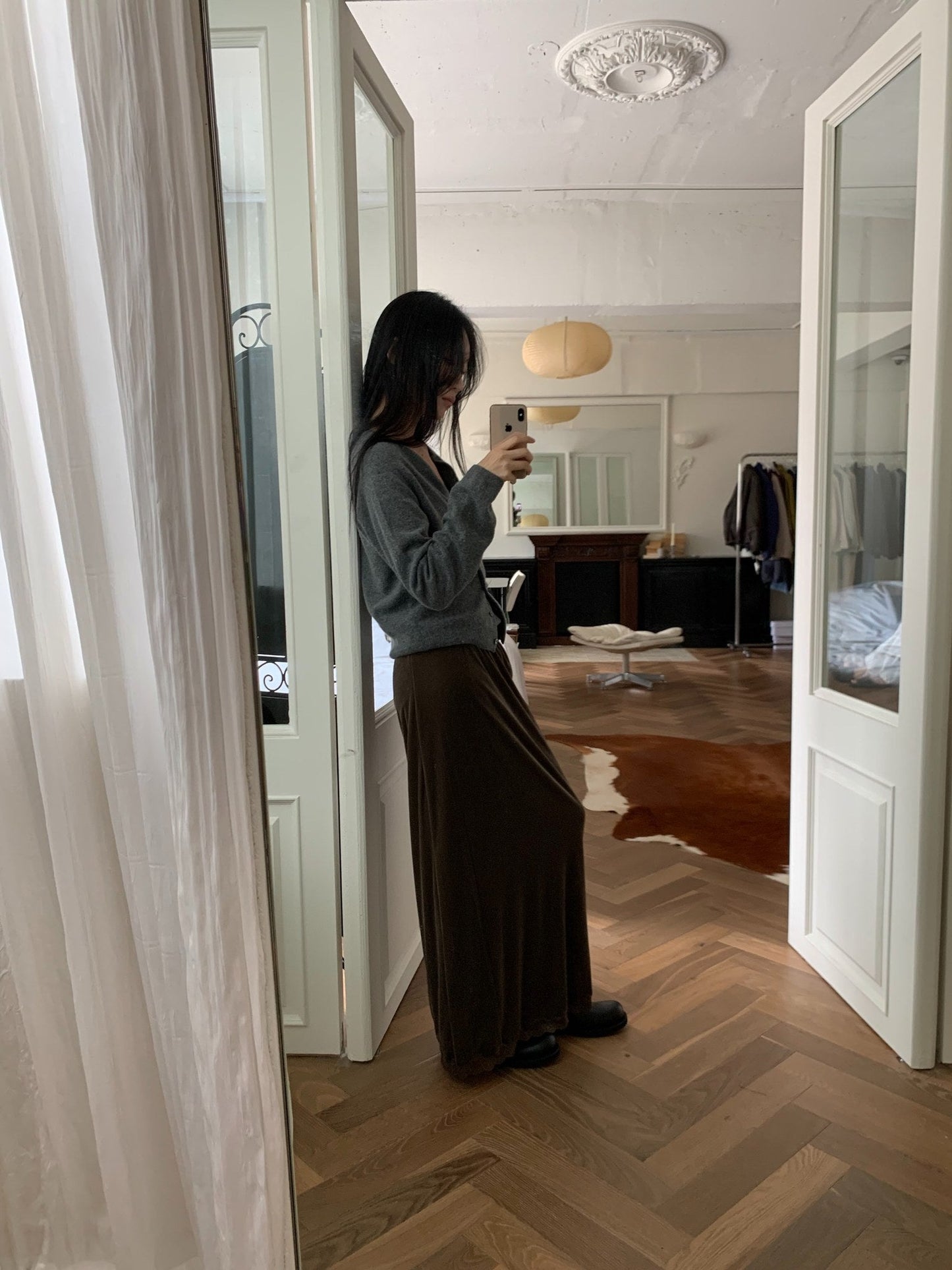 jerry velvet skirt-2col