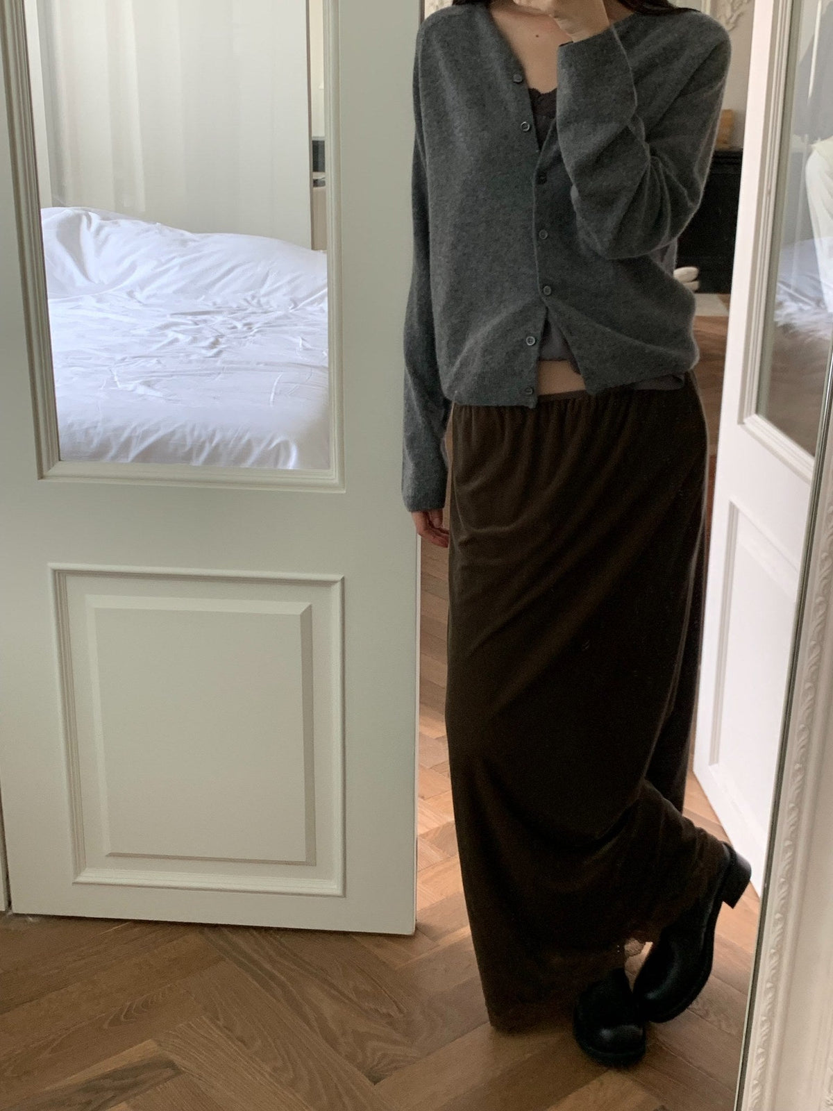 jerry velvet skirt-2col