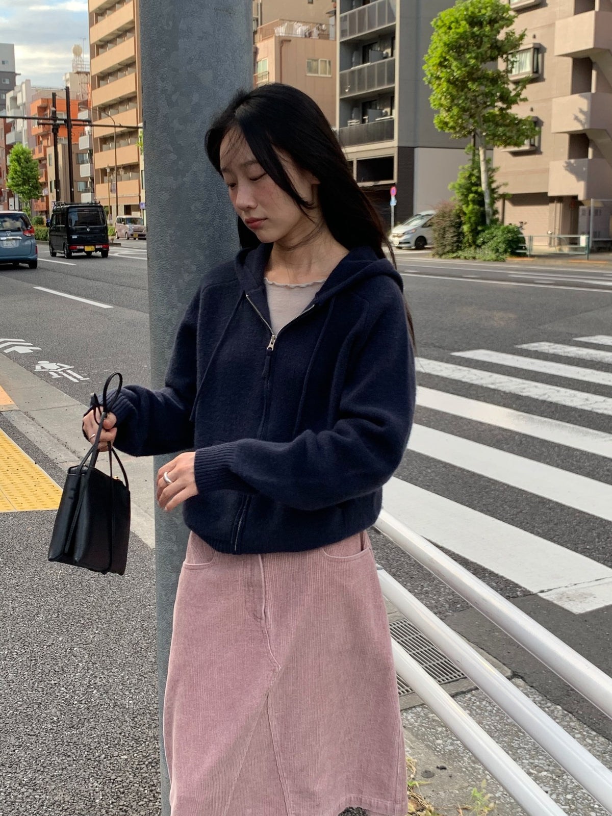 here corduroy skirt-2col