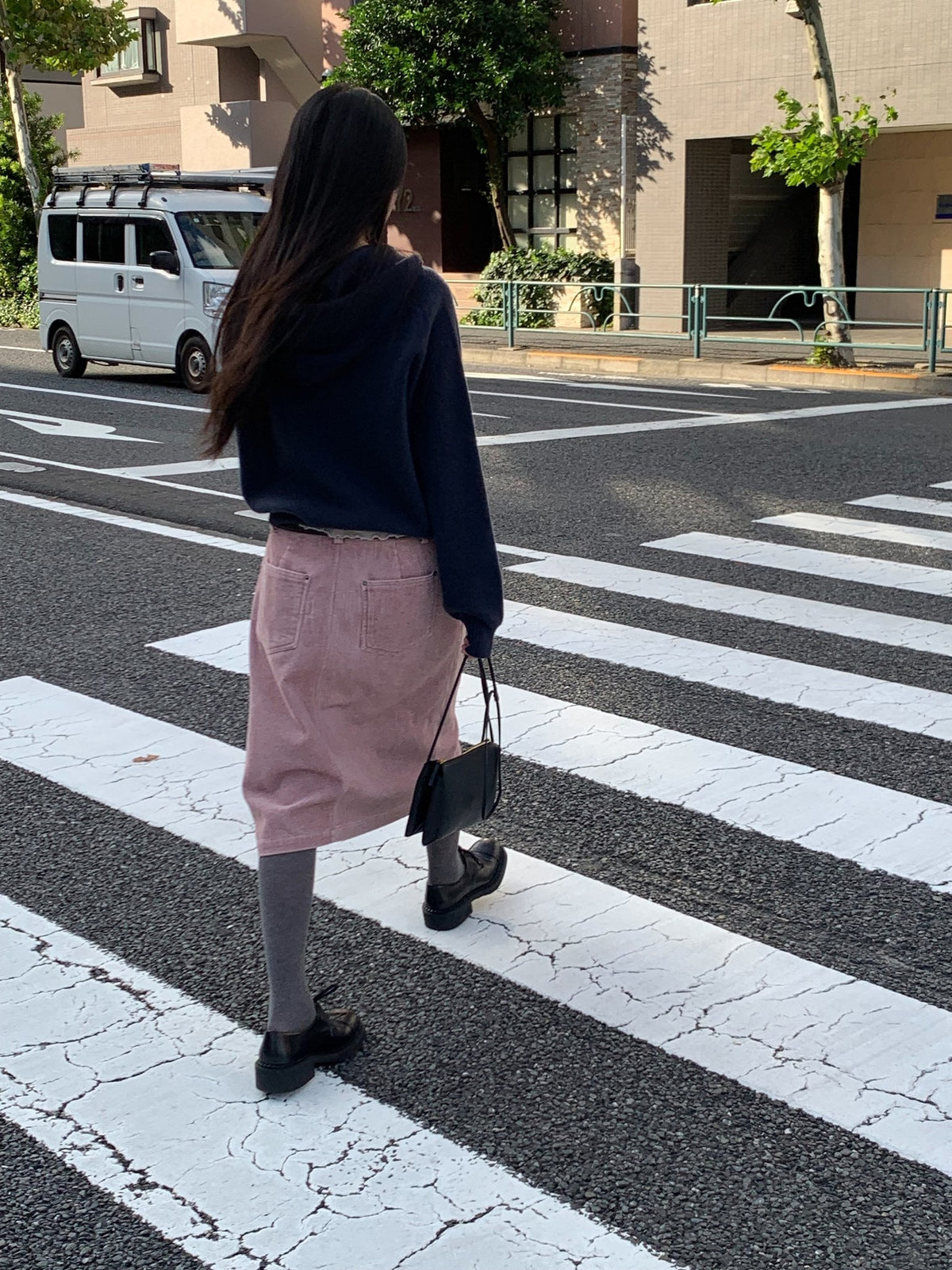 here corduroy skirt-2col