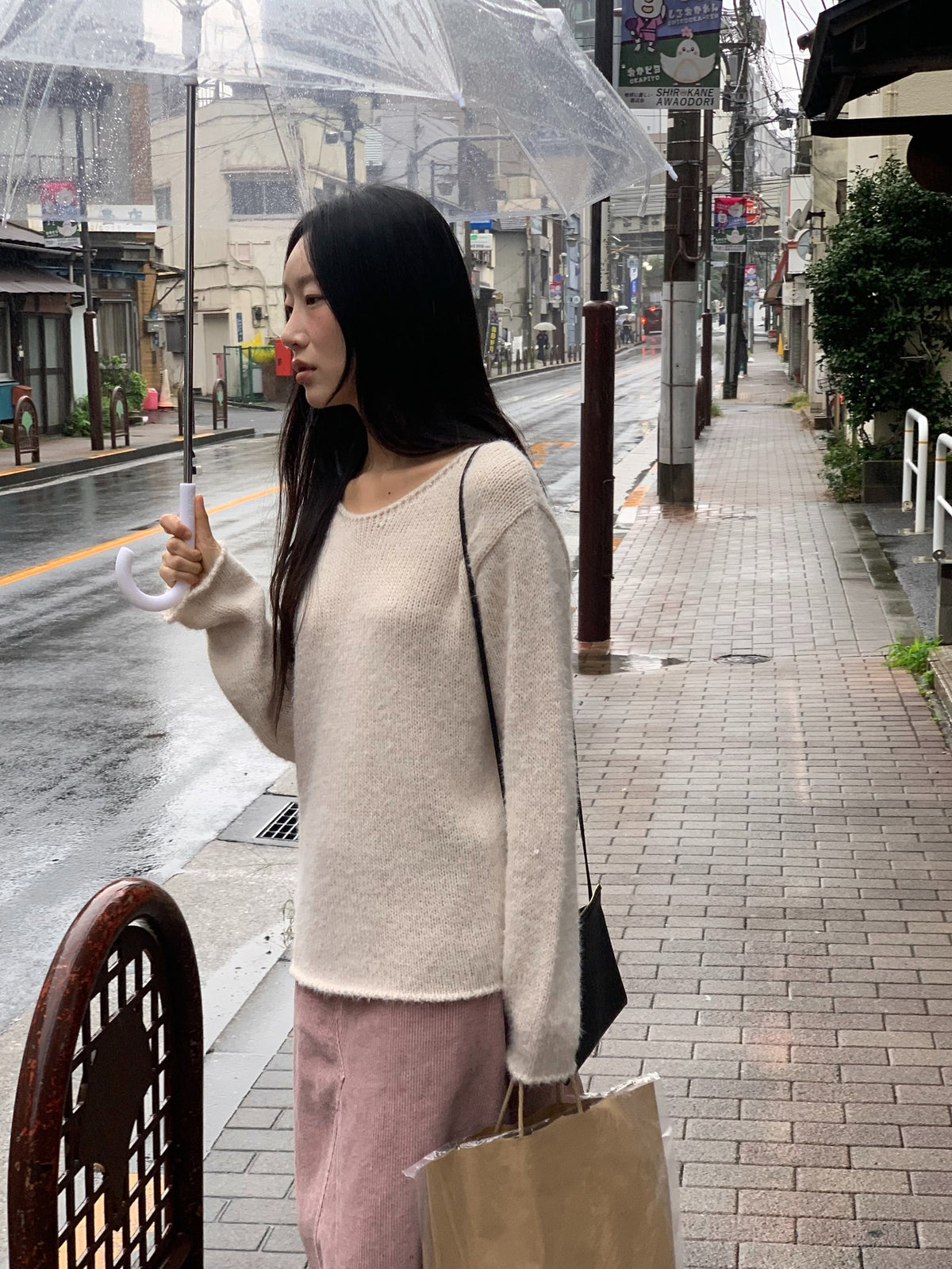 here corduroy skirt-2col