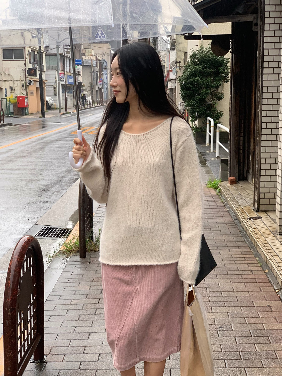 here corduroy skirt-2col