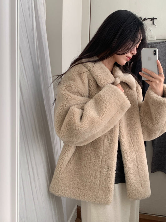 Ferry shearling mustang-2col