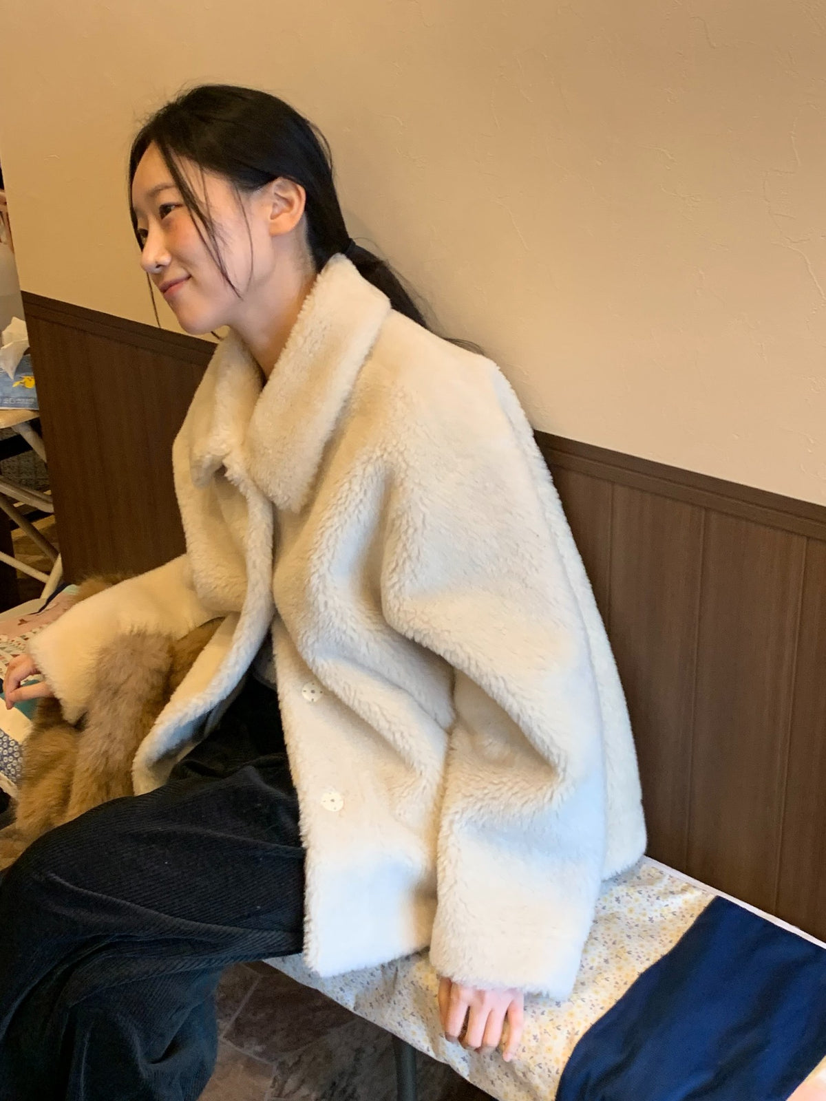 Ferry shearling mustang-2col