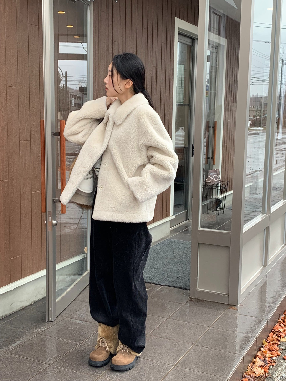 Ferry shearling mustang-2col