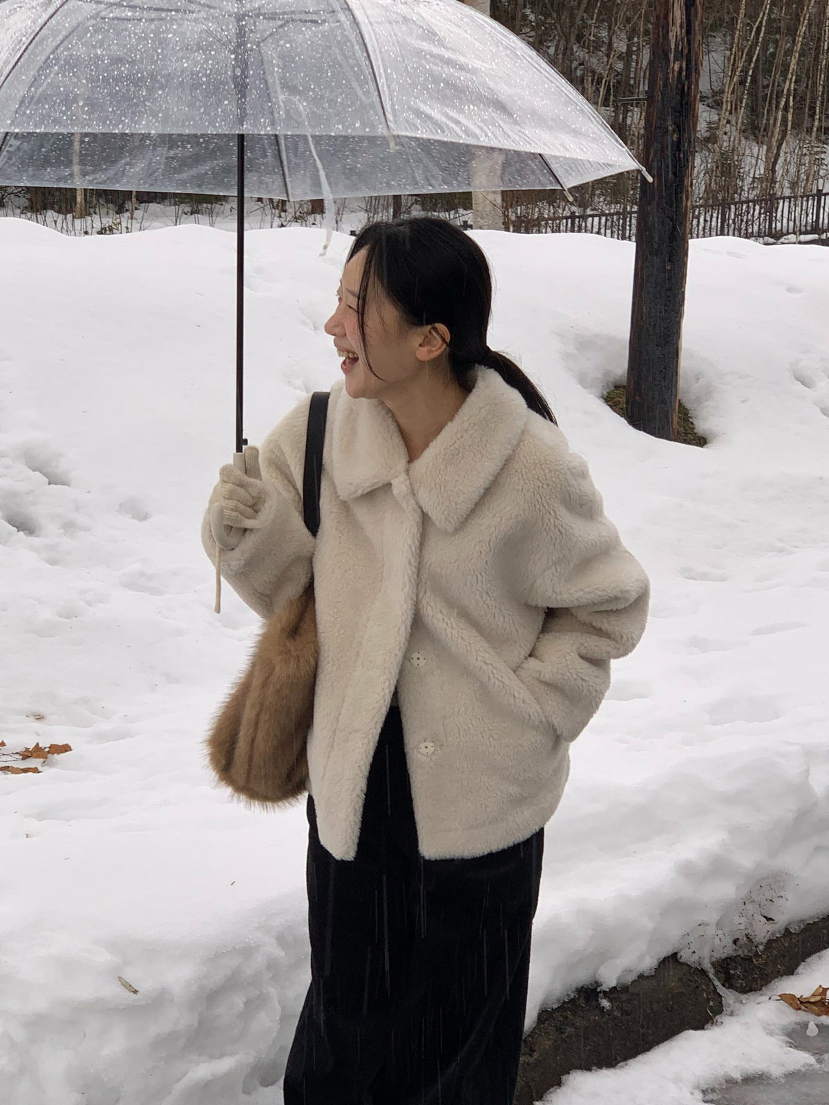 Ferry shearling mustang-2col
