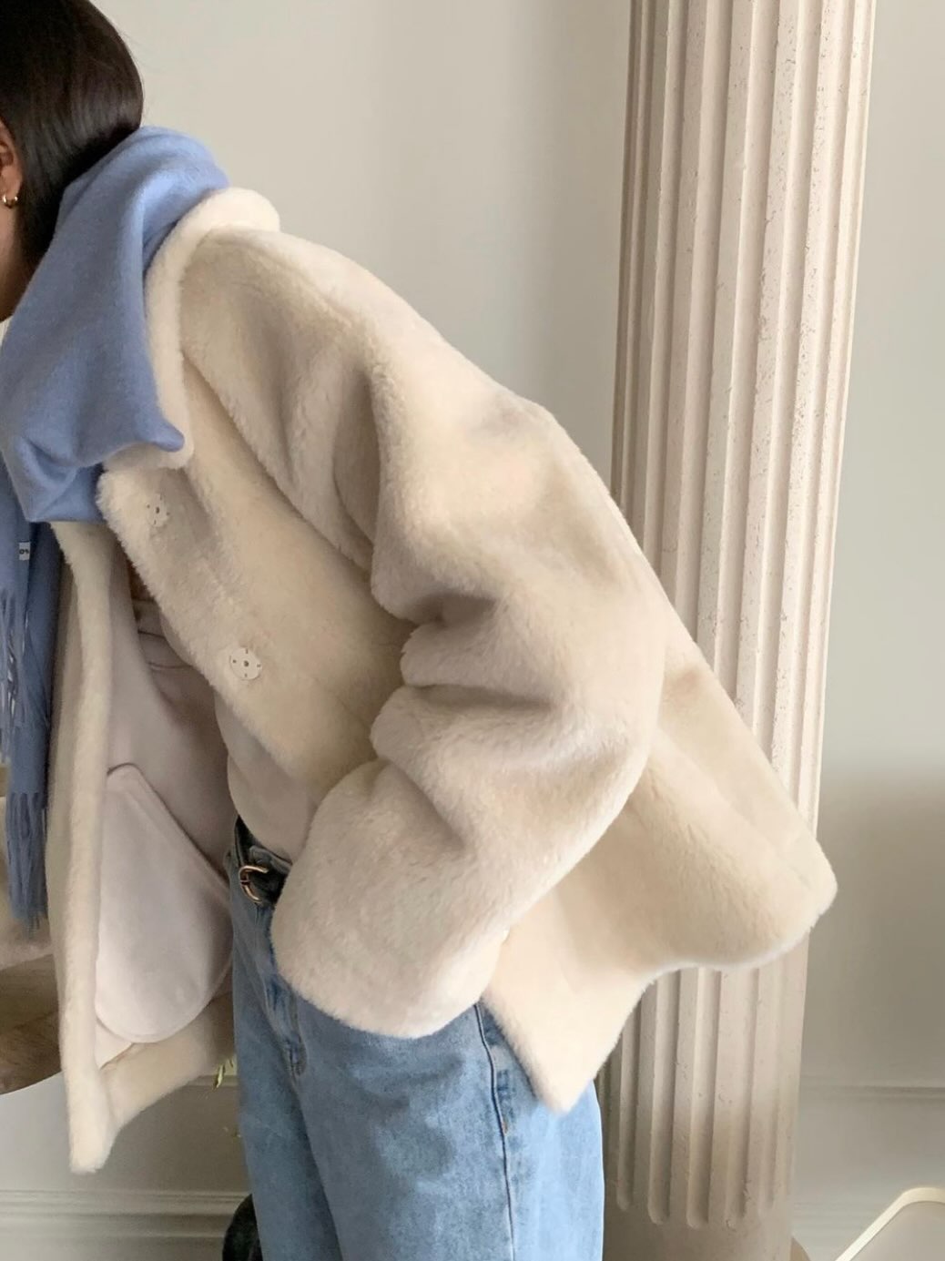 Ferry shearling mustang-2col