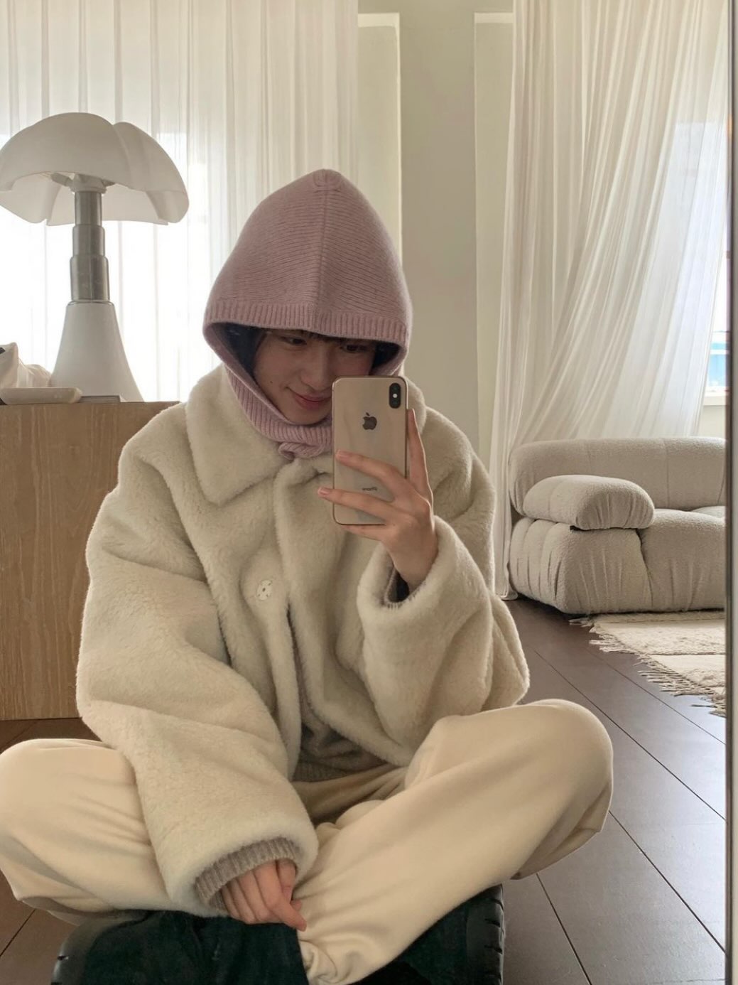 Ferry shearling mustang-2col