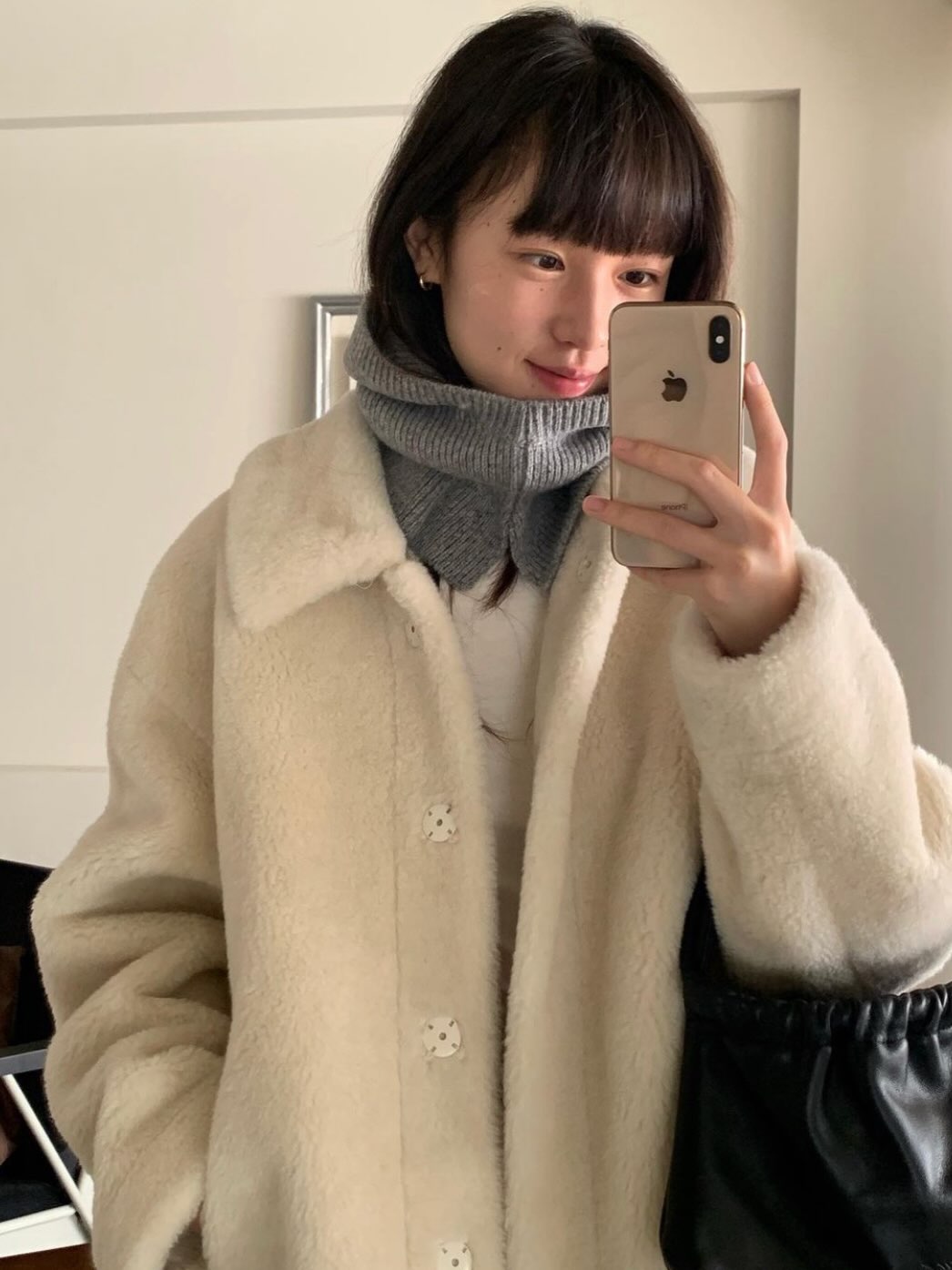 Ferry shearling mustang-2col