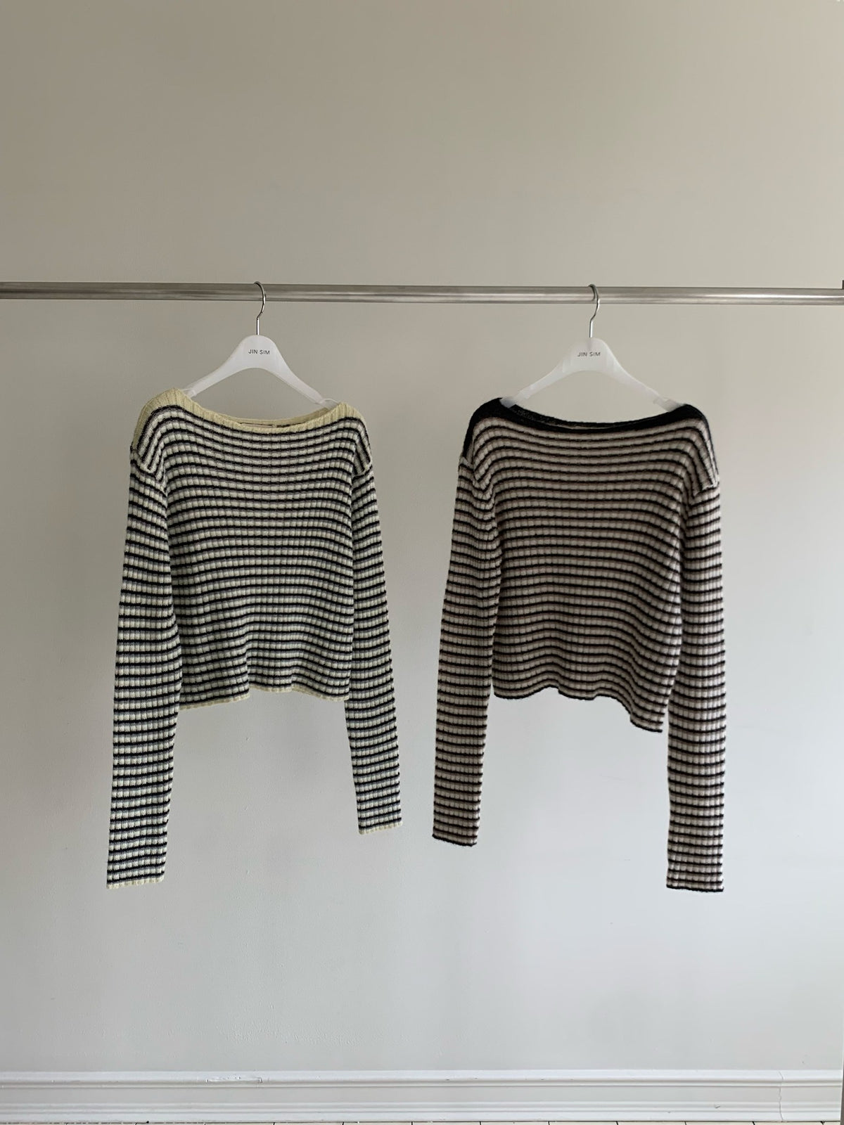 laboum crop knit-2col