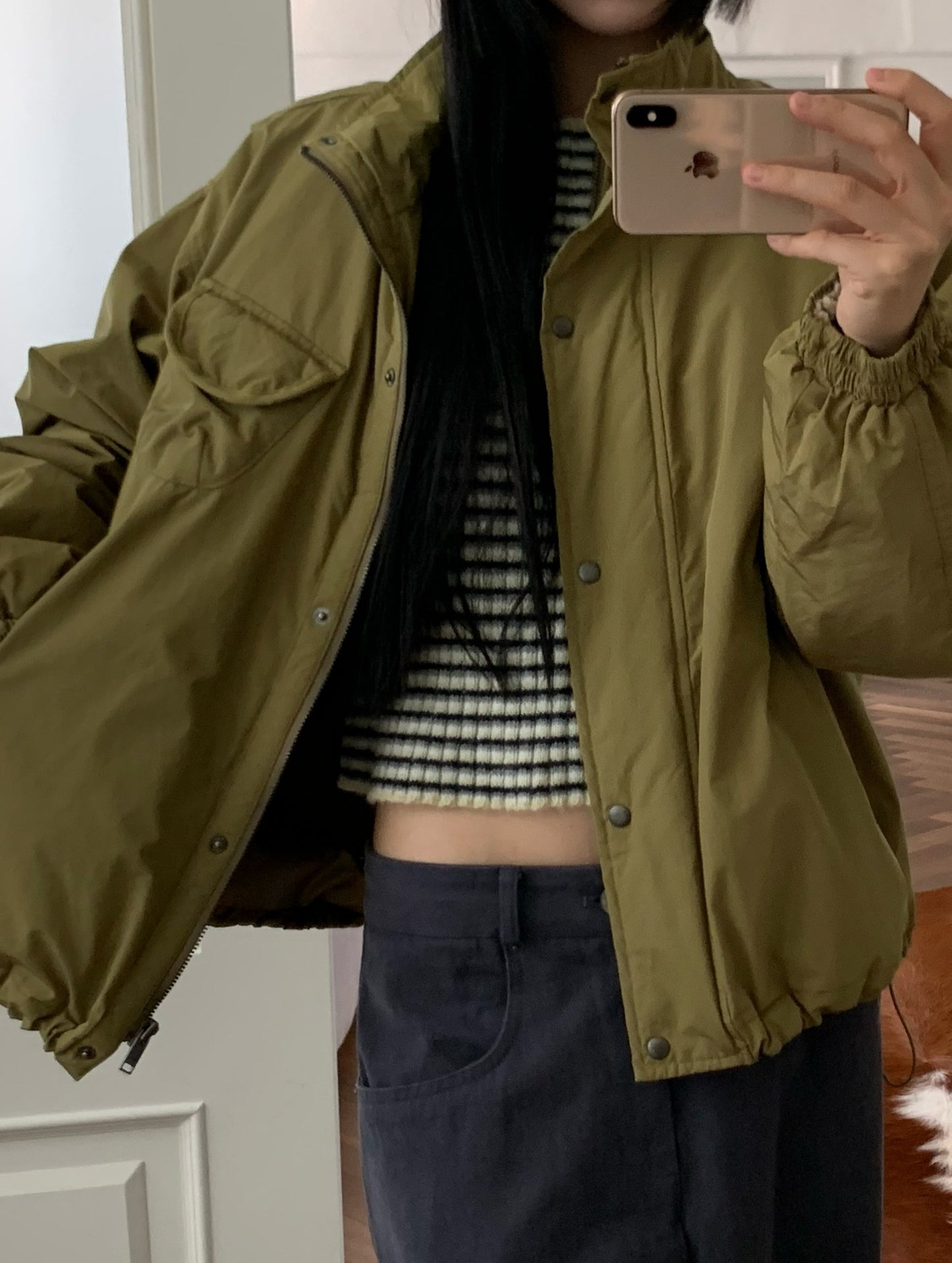 laboum crop knit-2col