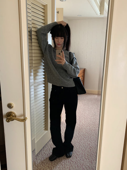 black corduroy pants