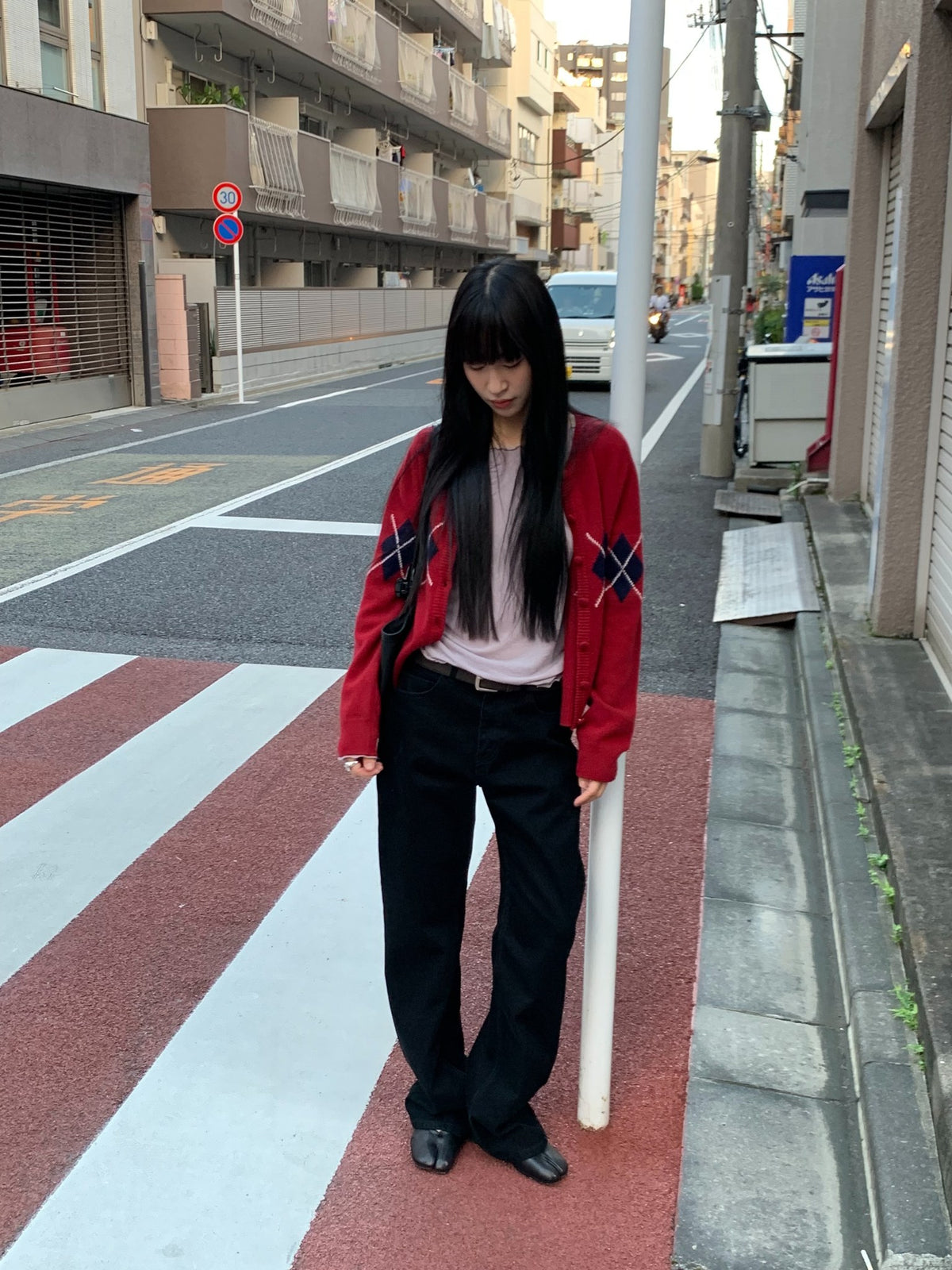 black corduroy pants