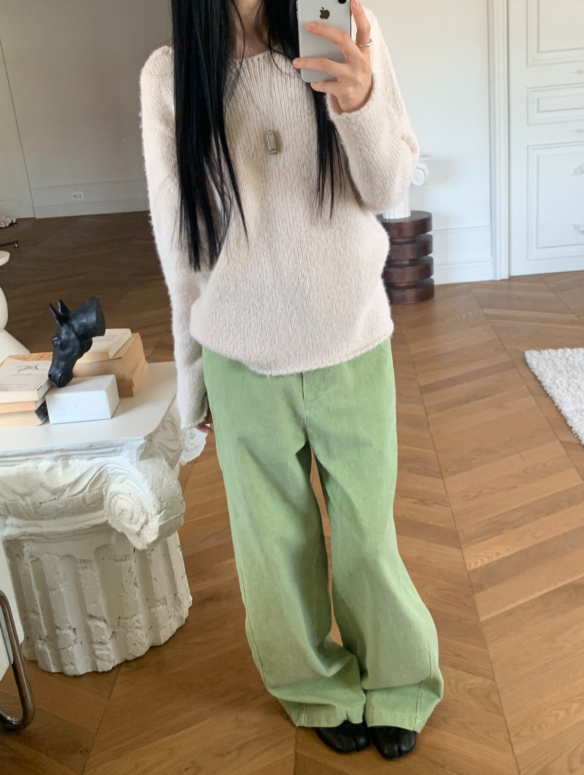 mute corduroy pants-4col