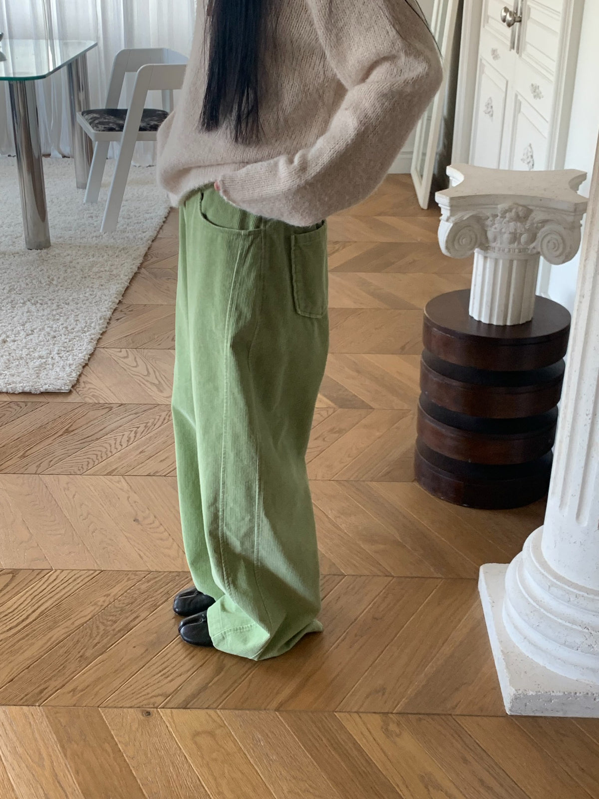 mute corduroy pants-4col