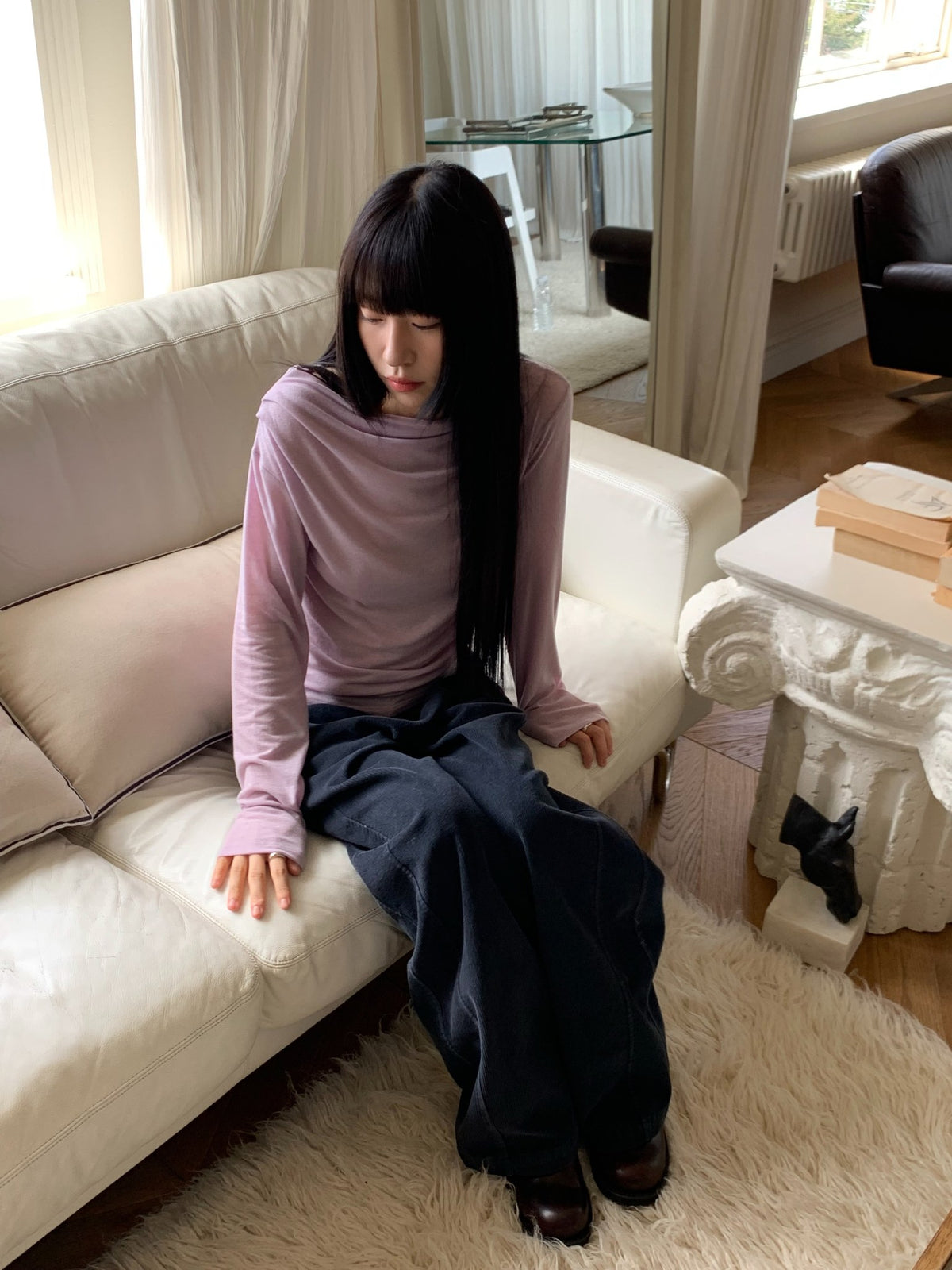 mute corduroy pants-4col