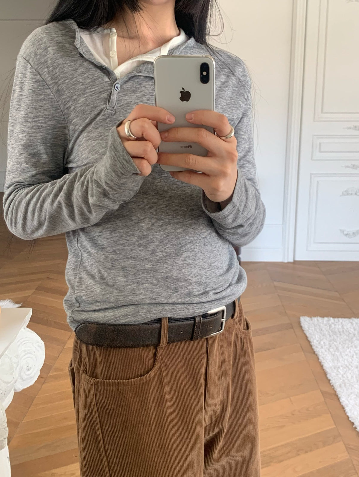 mute corduroy pants-4col