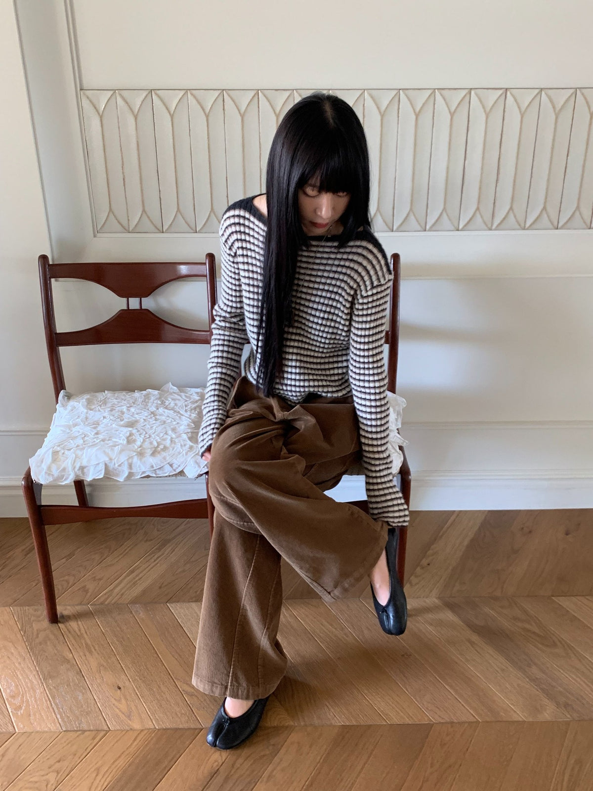 mute corduroy pants-4col