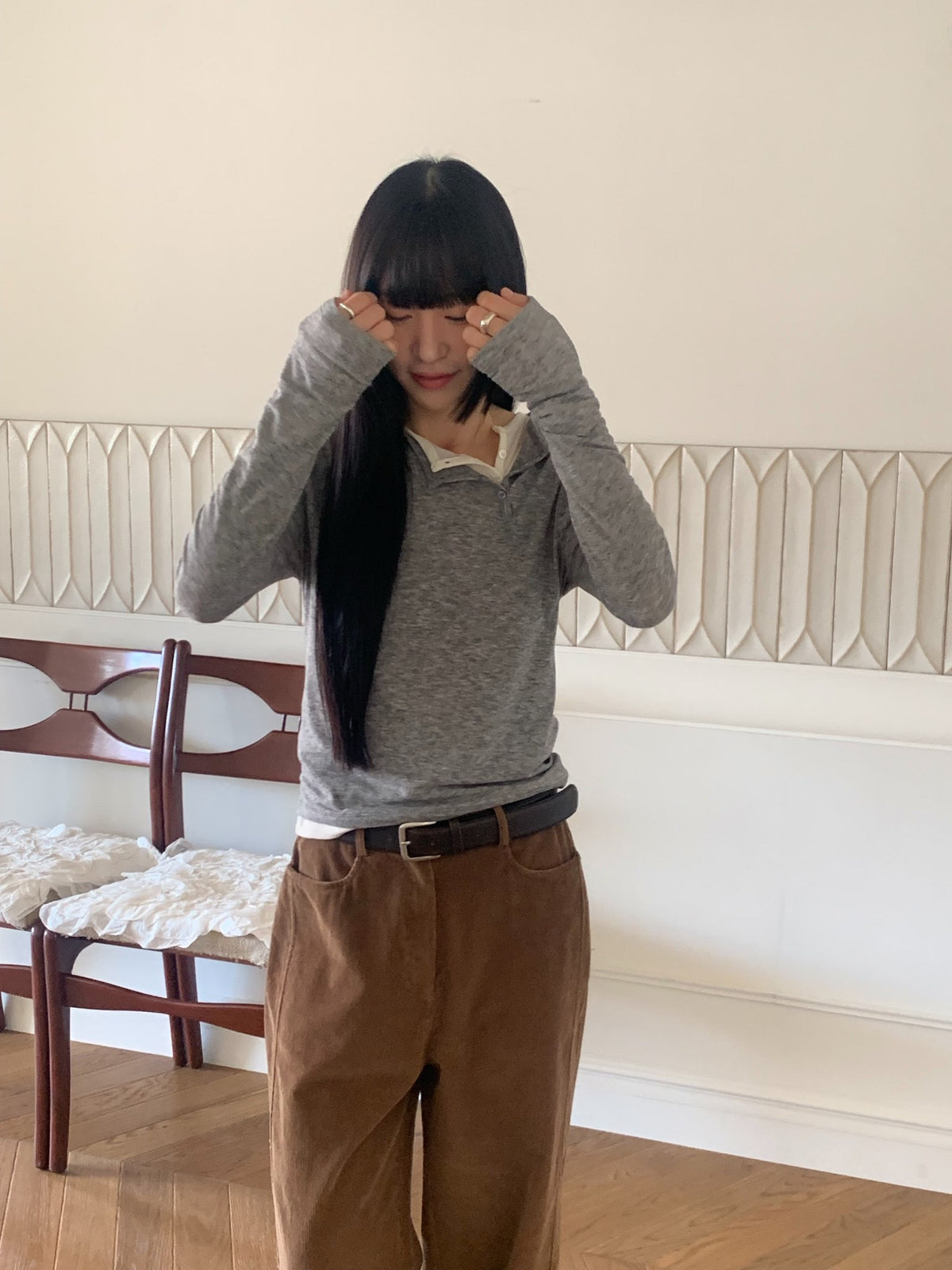 mute corduroy pants-4col