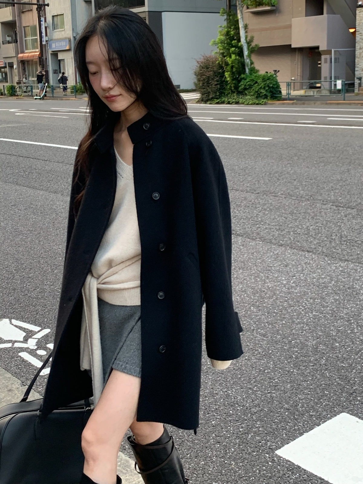 mile v-neck knit-4col