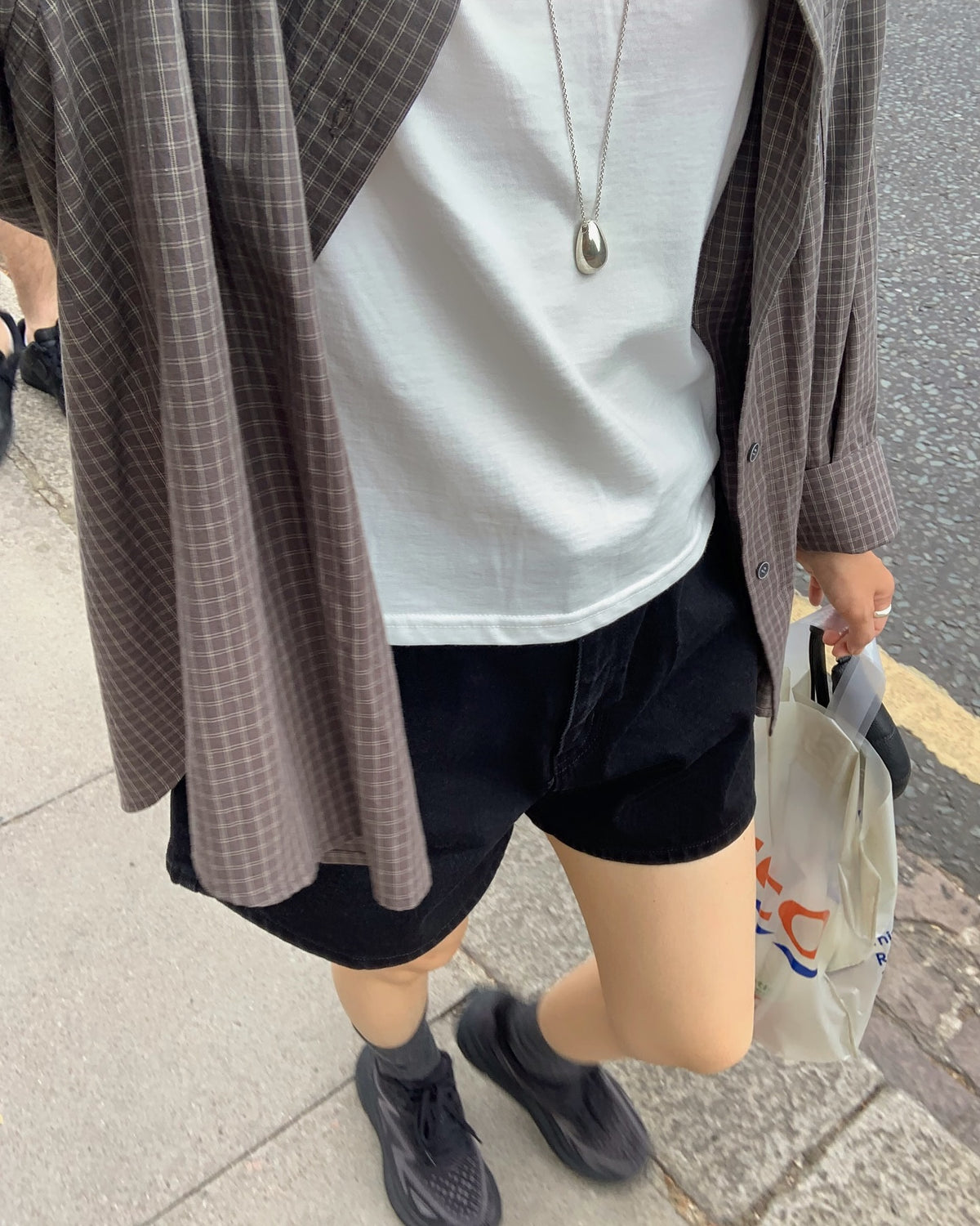liter denny check shirt-2col