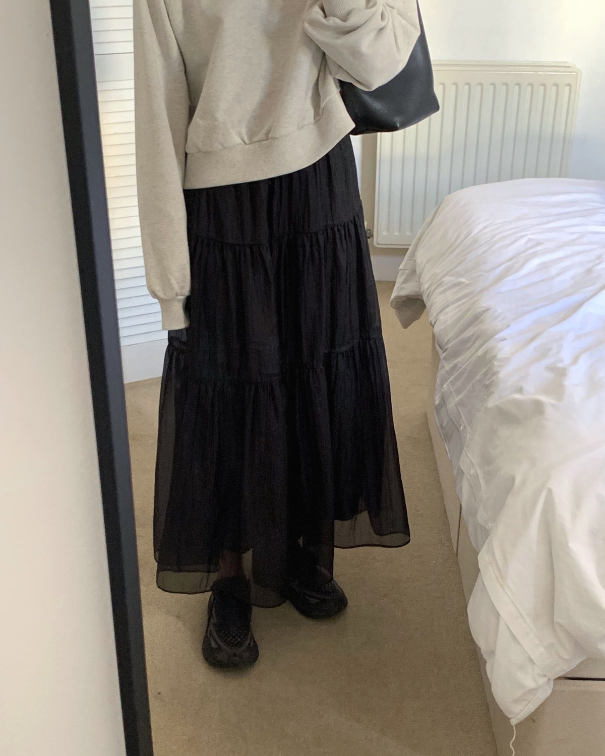 liter shushu cha tiered skirt-2col