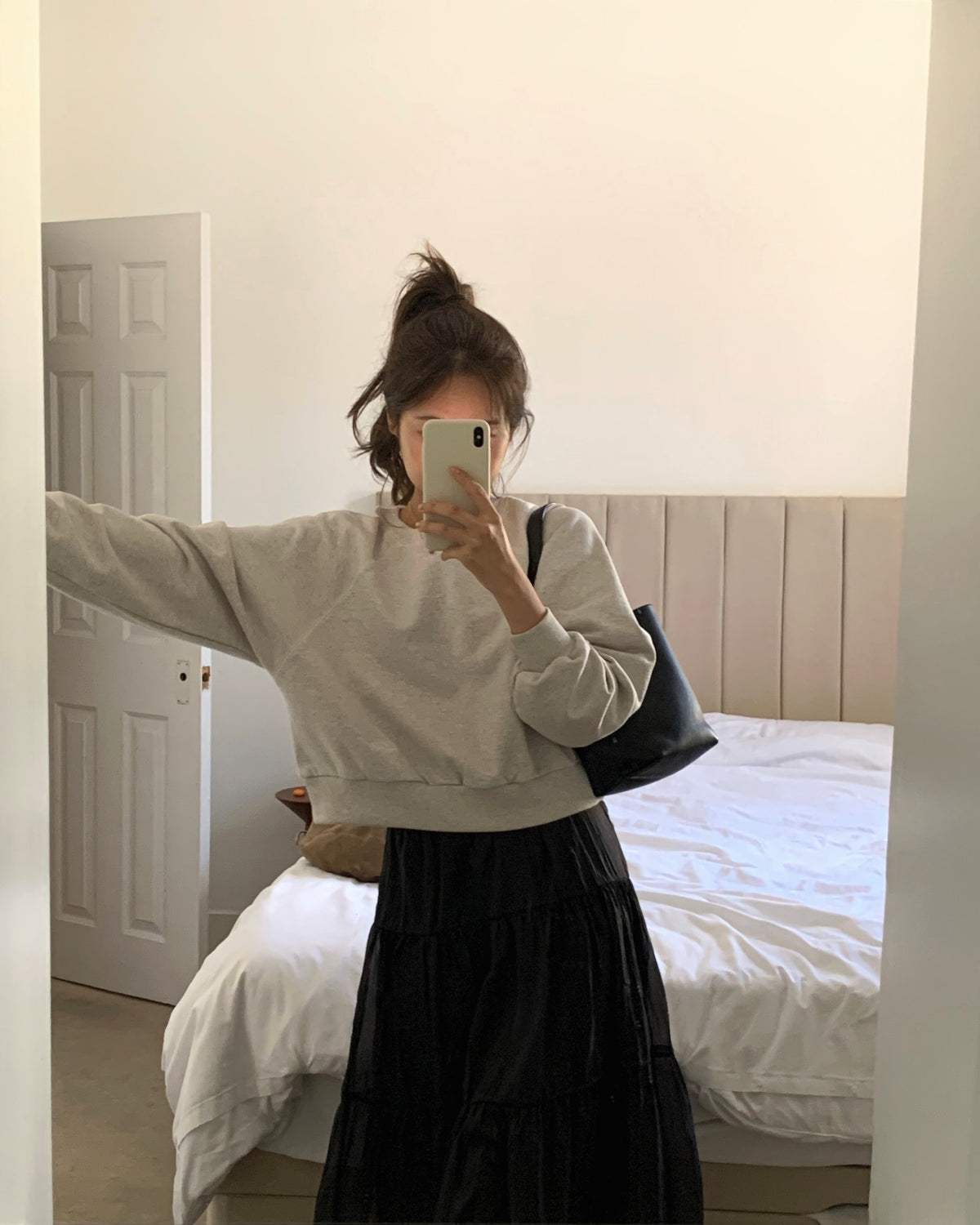 liter shushu cha tiered skirt-2col