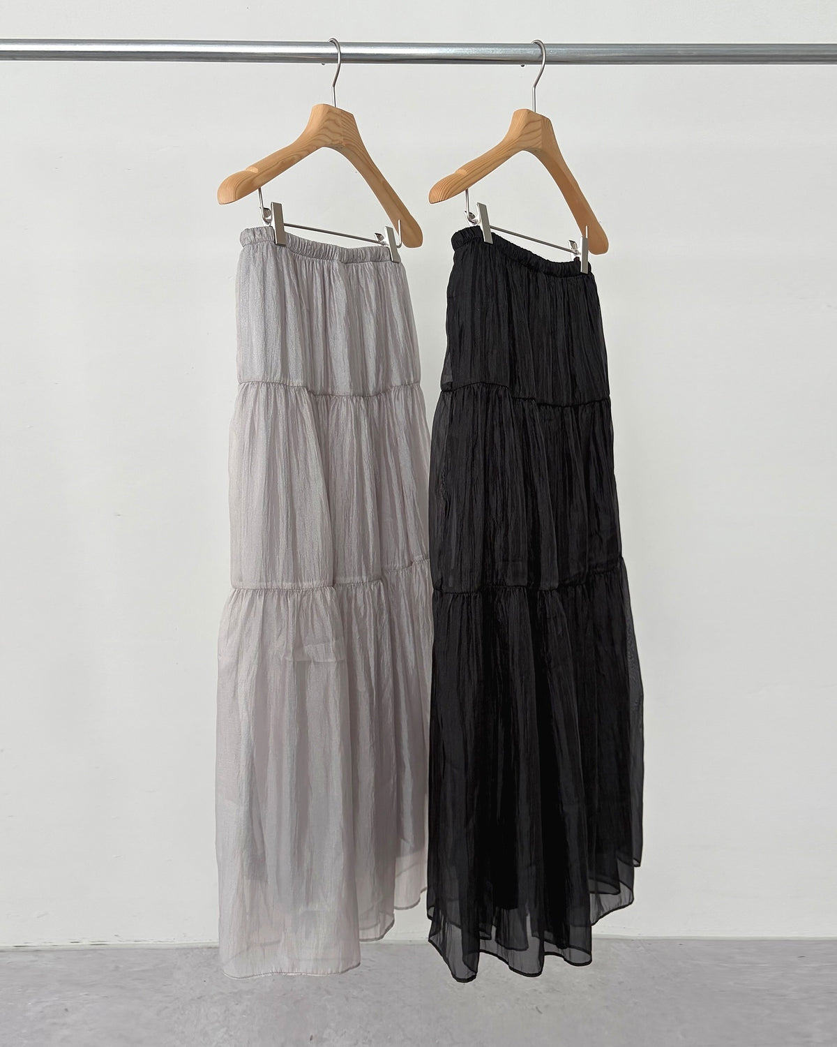 liter shushu cha tiered skirt-2col