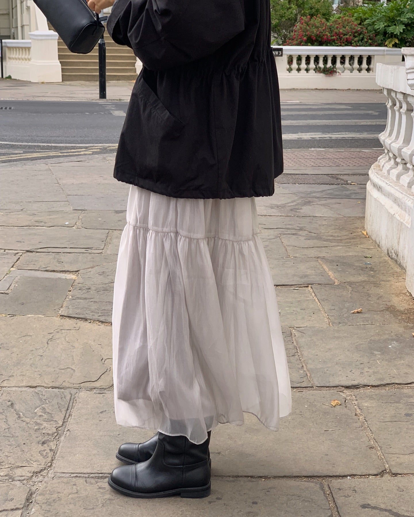 liter shushu cha tiered skirt-2col