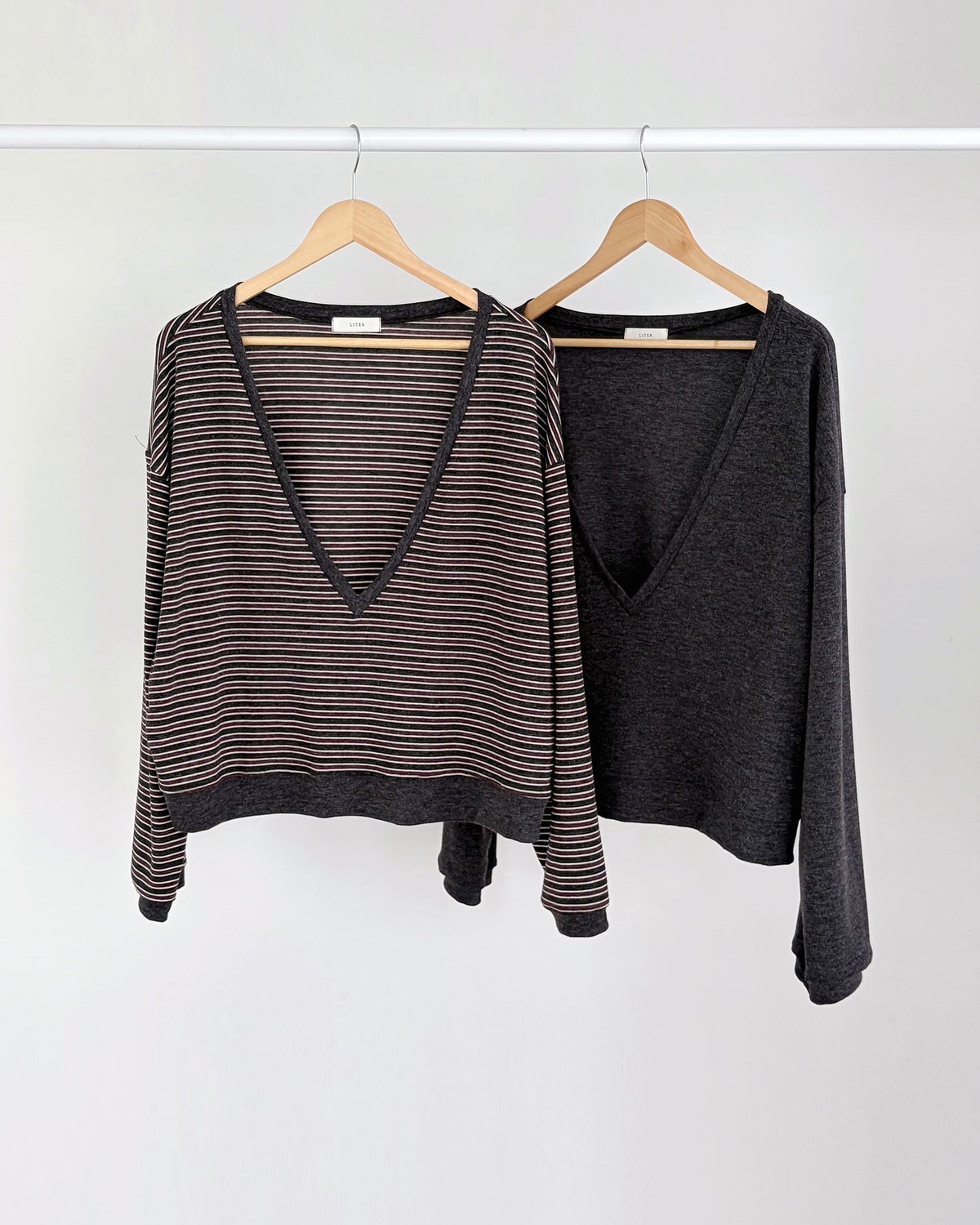 liter ford deep v-neck top-2col