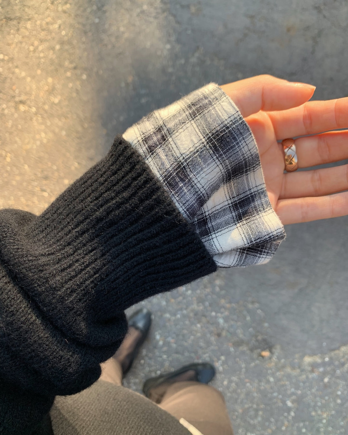 liter london check shirt