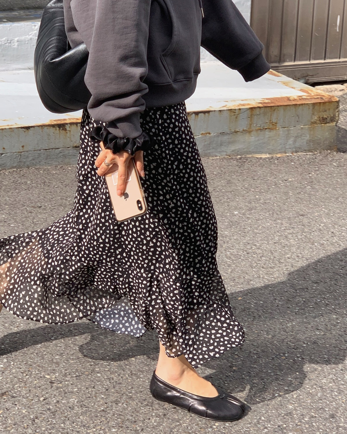 liter wave leopard skirt