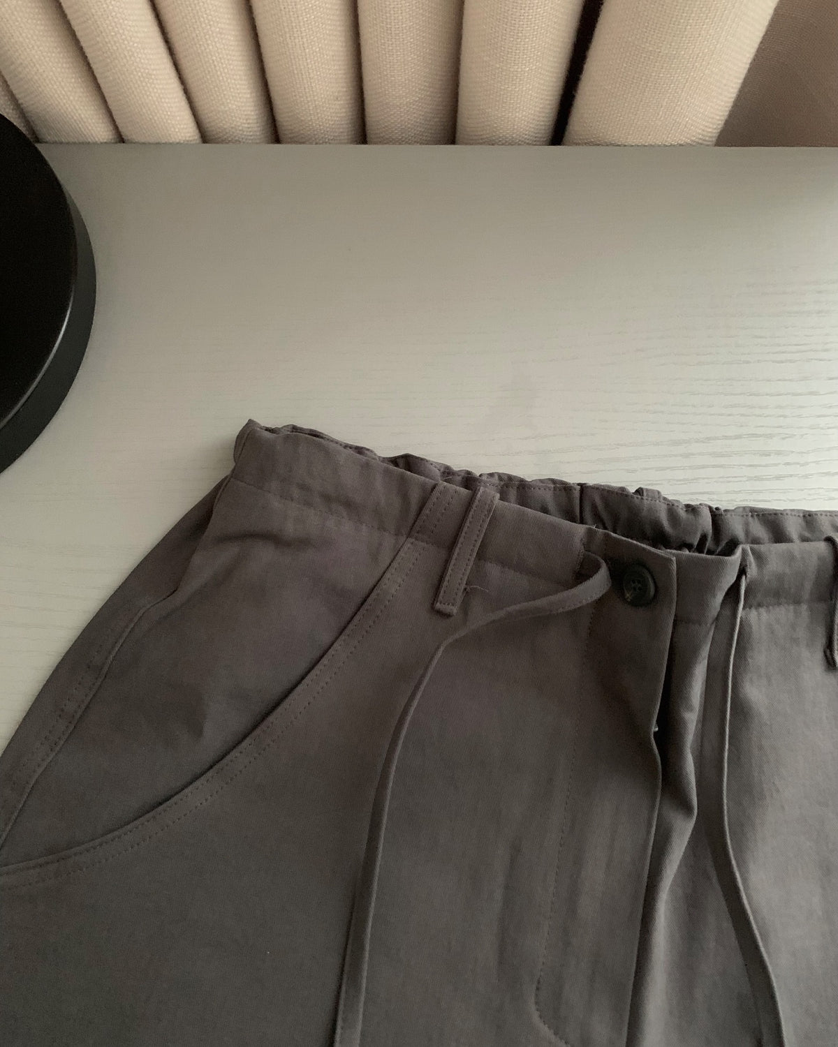 liter toast drawstring pants-2col