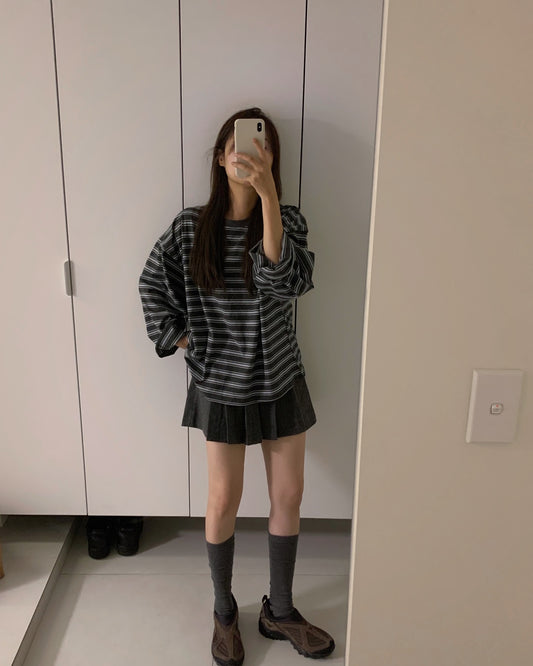 liter jerry striped T