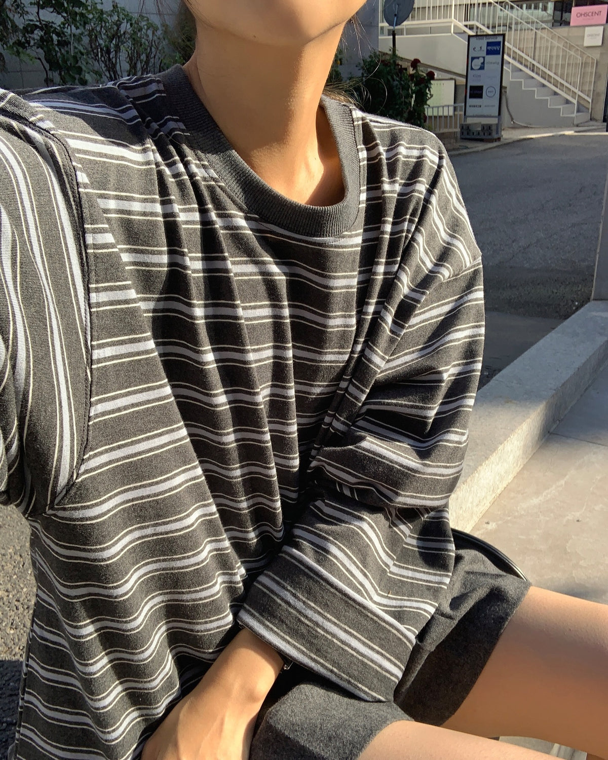liter jerry striped T