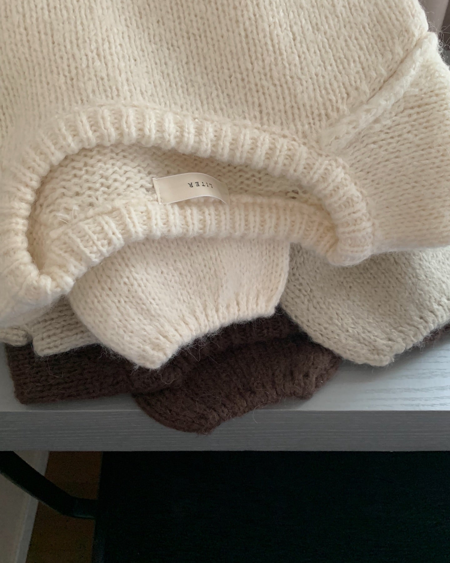 liter ronnie alpaca knit-3col