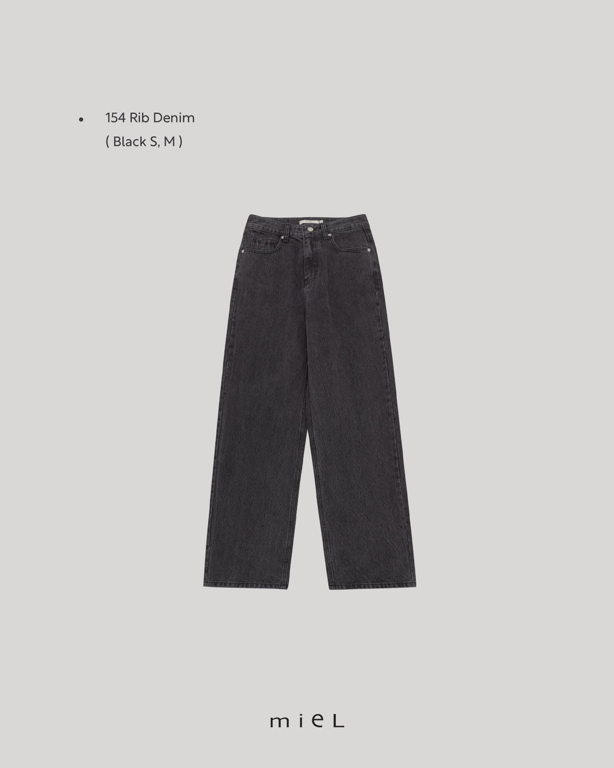 154 rib denim