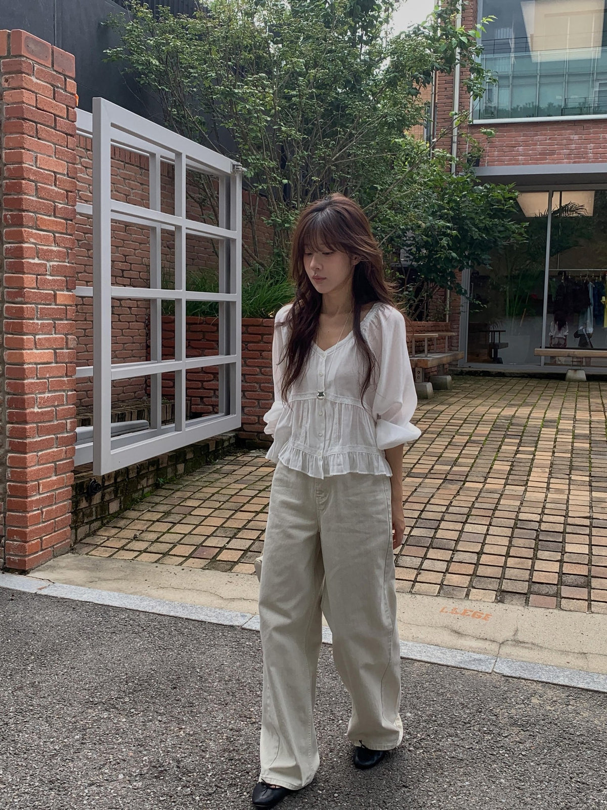 158 line dying denim