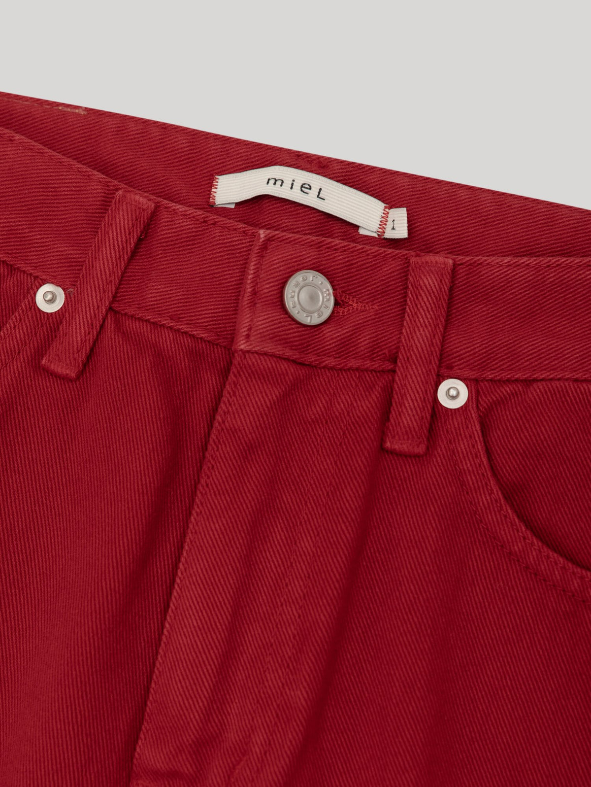 ️ 160 red dying denim
