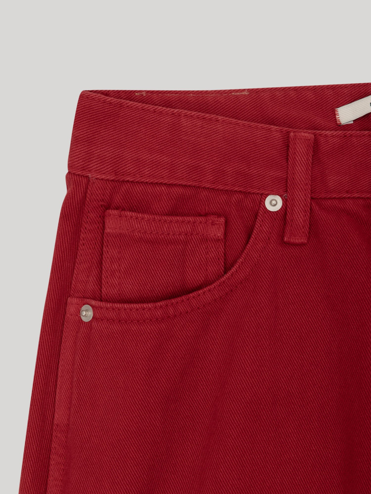 ️ 160 red dying denim