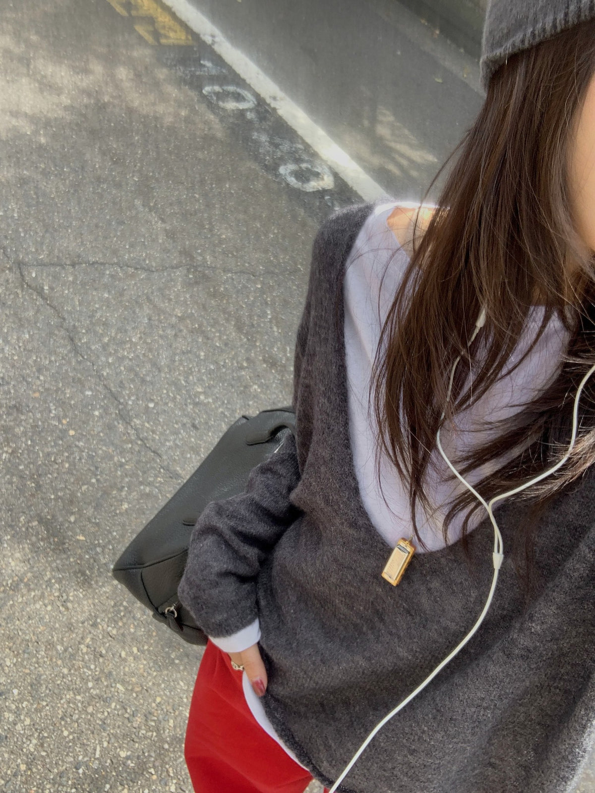️ 160 red dying denim