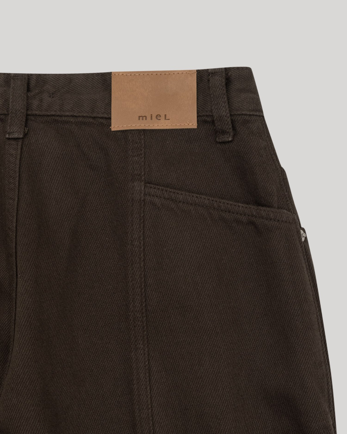 ️ 166 wool denim cargo pants-2col