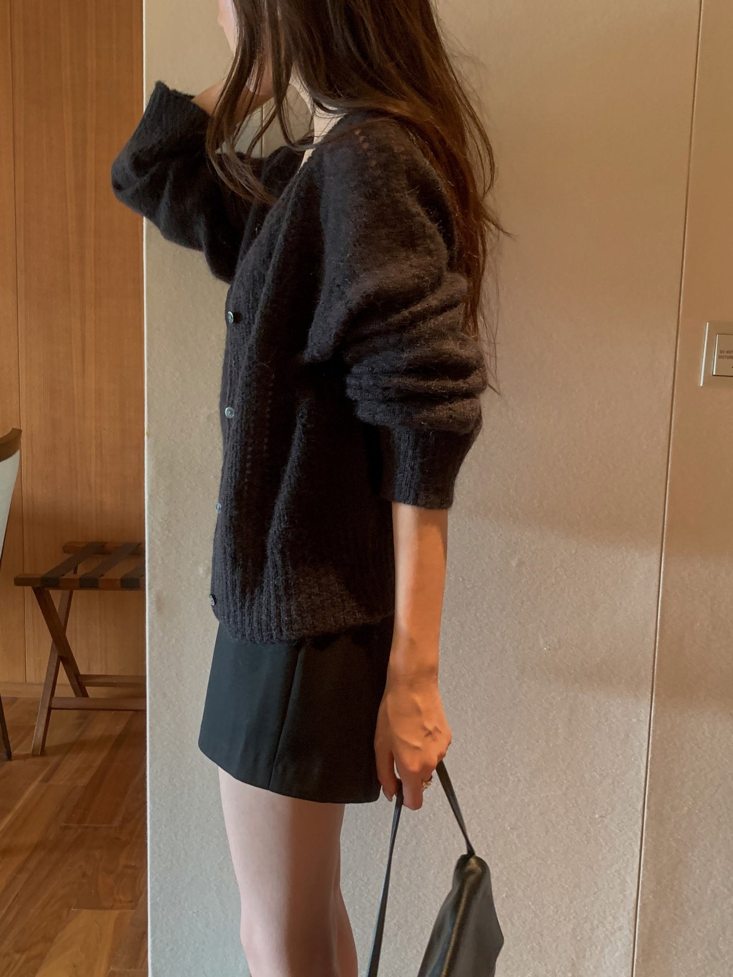 hand-knitted cardigan-4col
