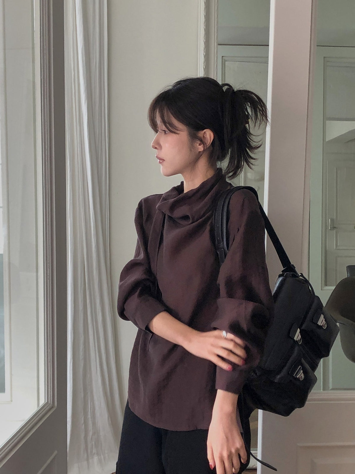 ️ taro blouse-3col