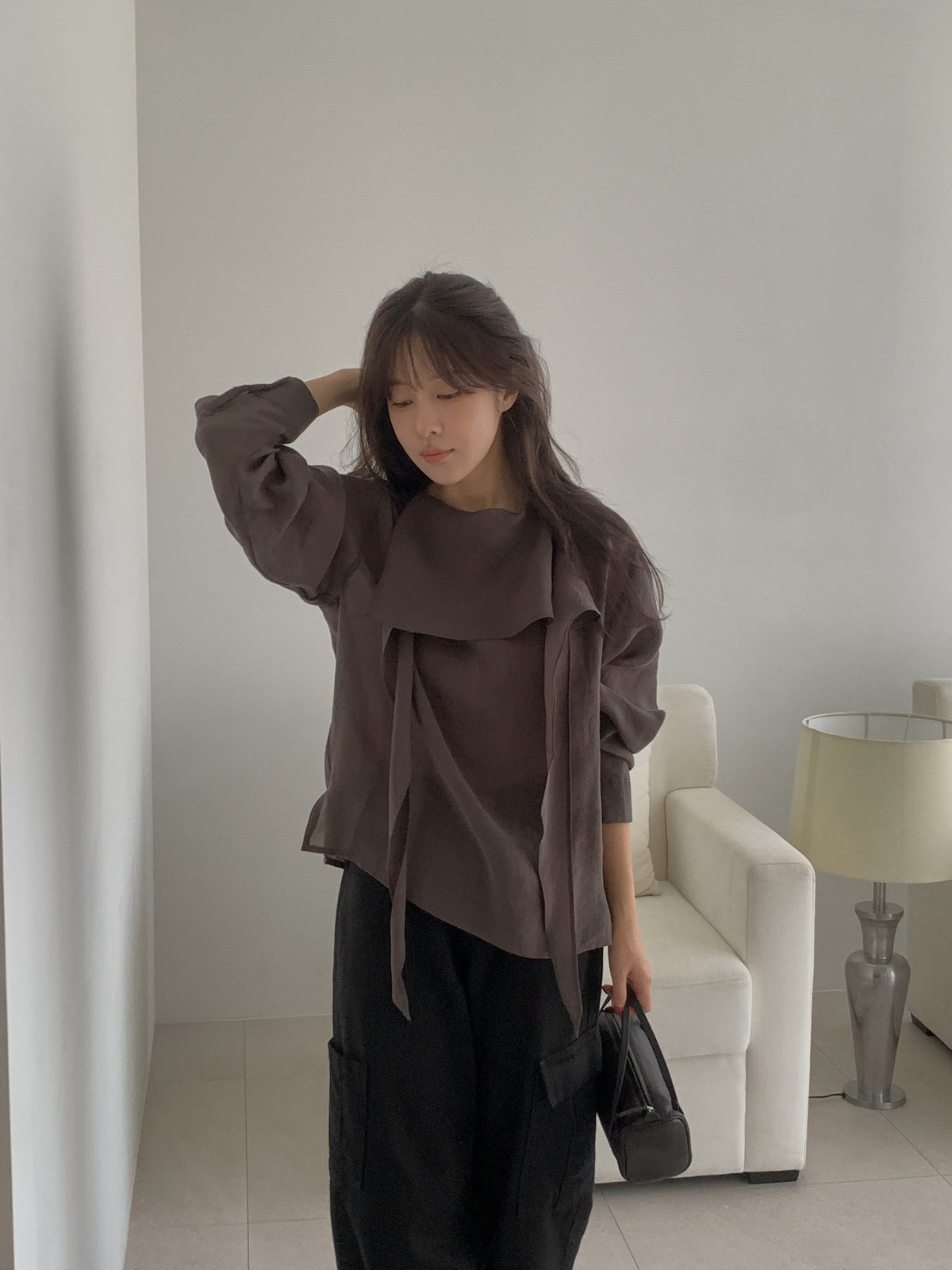 ️ taro blouse-3col