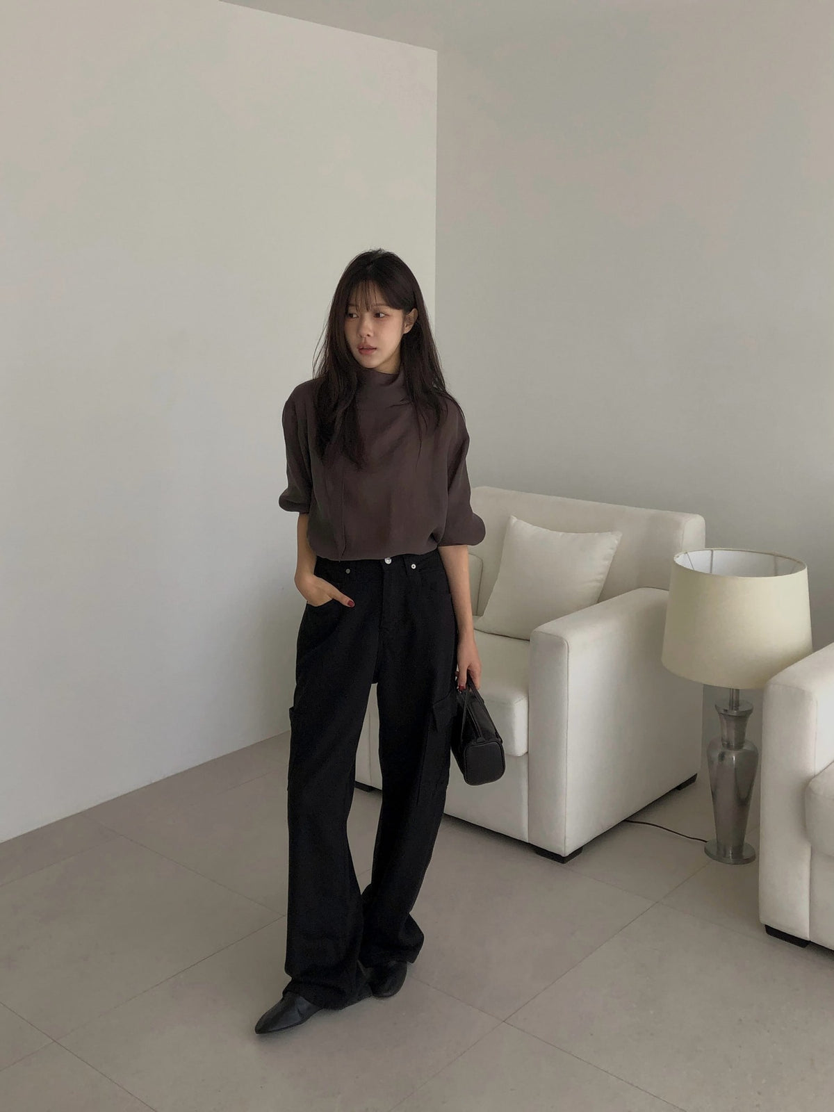 ️ taro blouse-3col