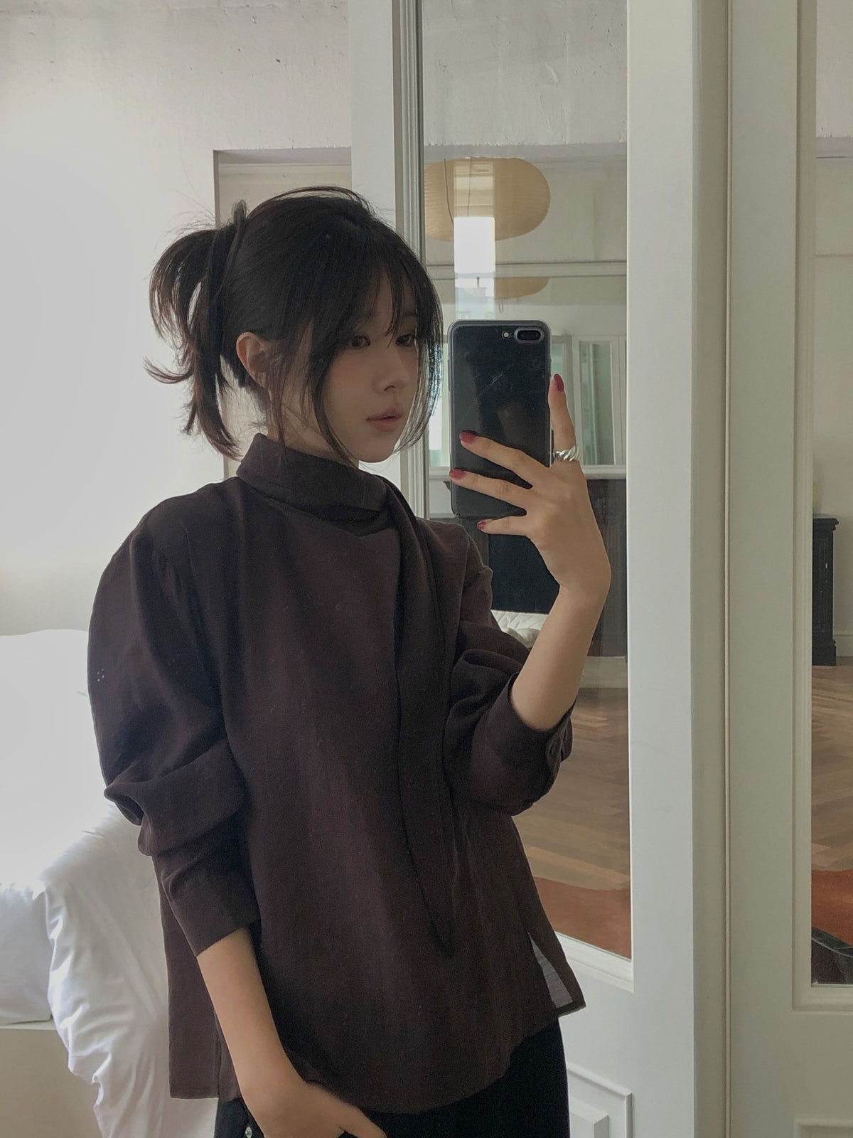 ️ taro blouse-3col