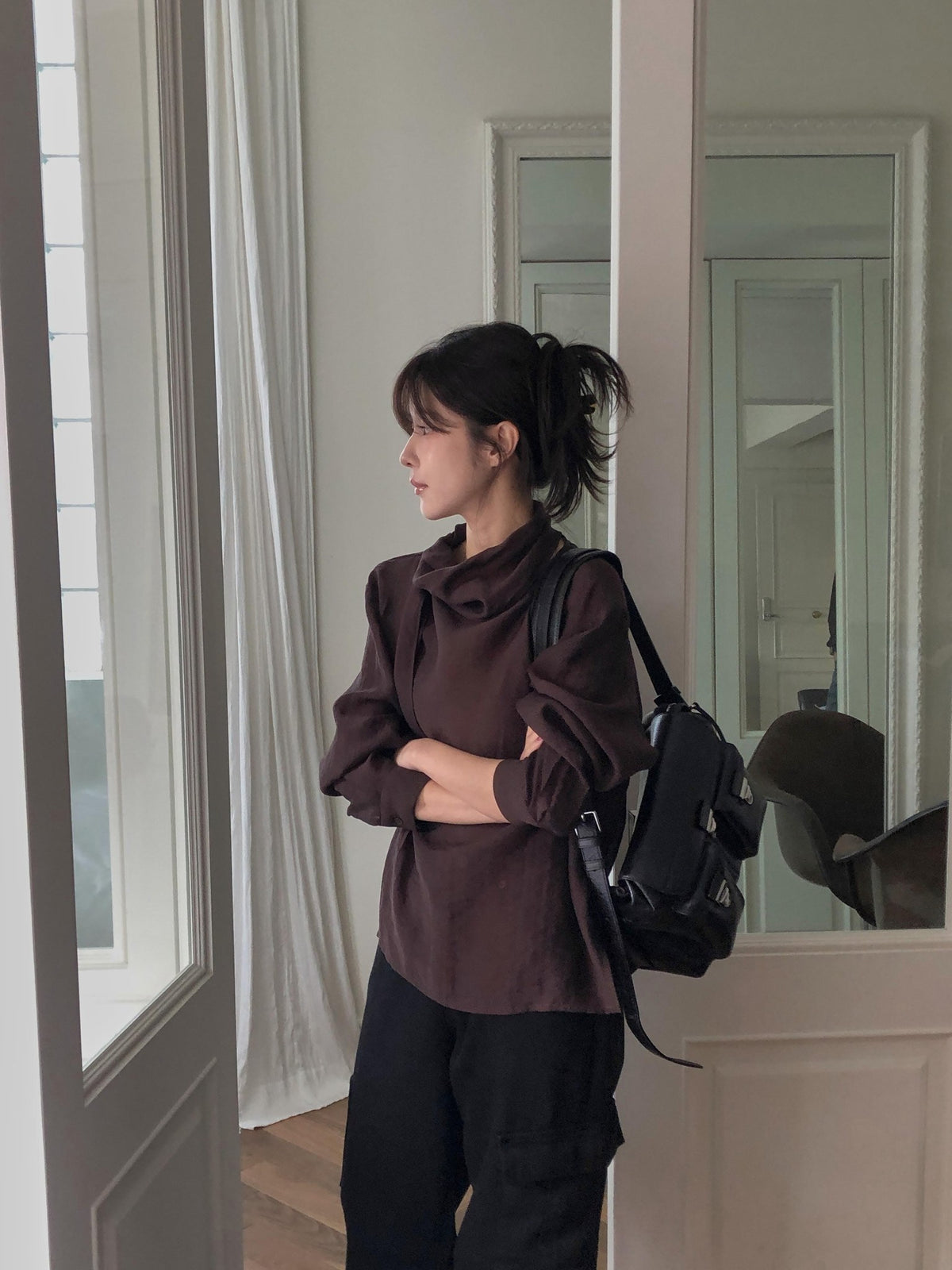 ️ taro blouse-3col